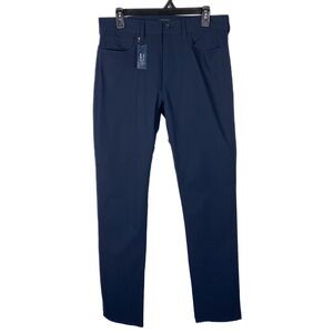 J Crew Tech Pant Mens 30x32 Navy Blue Slim Fit Tapered 5 Pocket Stretch New $118